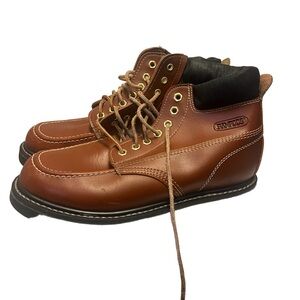 Brown Leather Men's Boots by